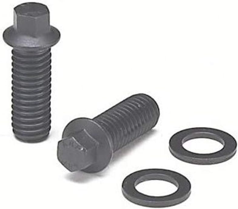 100-1112 Black Oxide 3/8" Diameter 1.000" UHL 6-Point Header Bolt for Big Block Chevy, (Set of 16)