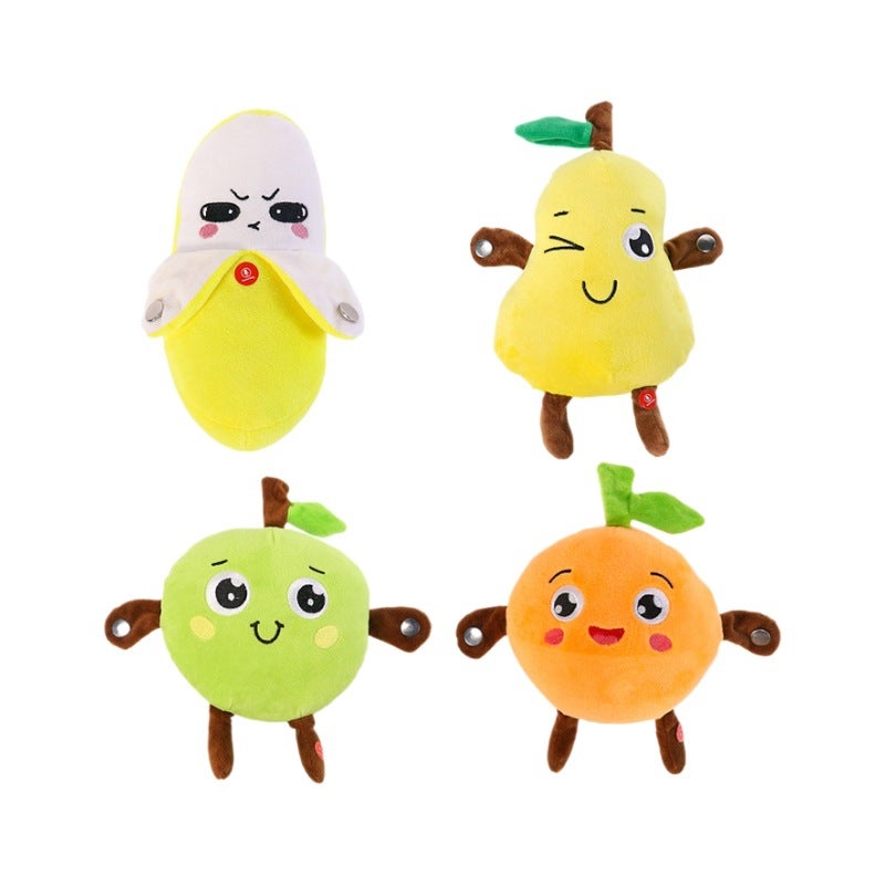 AIPINQI Upgraded Fruit-Sensing Rhythm Toy - Interactive Plush with Recording - Image 5