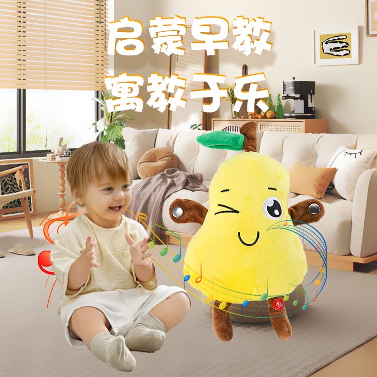 AIPINQI Upgraded Fruit-Sensing Rhythm Toy - Interactive Plush with Recording - Image 3