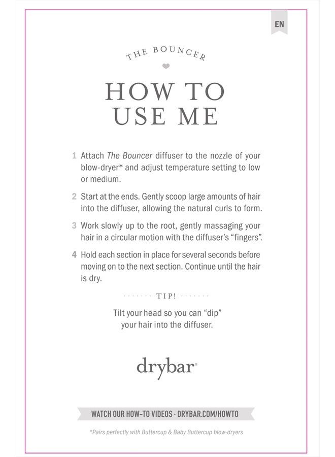 Drybar موزع الروائح Bouncer | رائع للشعر المجعد، يناسب معظم مجففات الشعر - Image 5