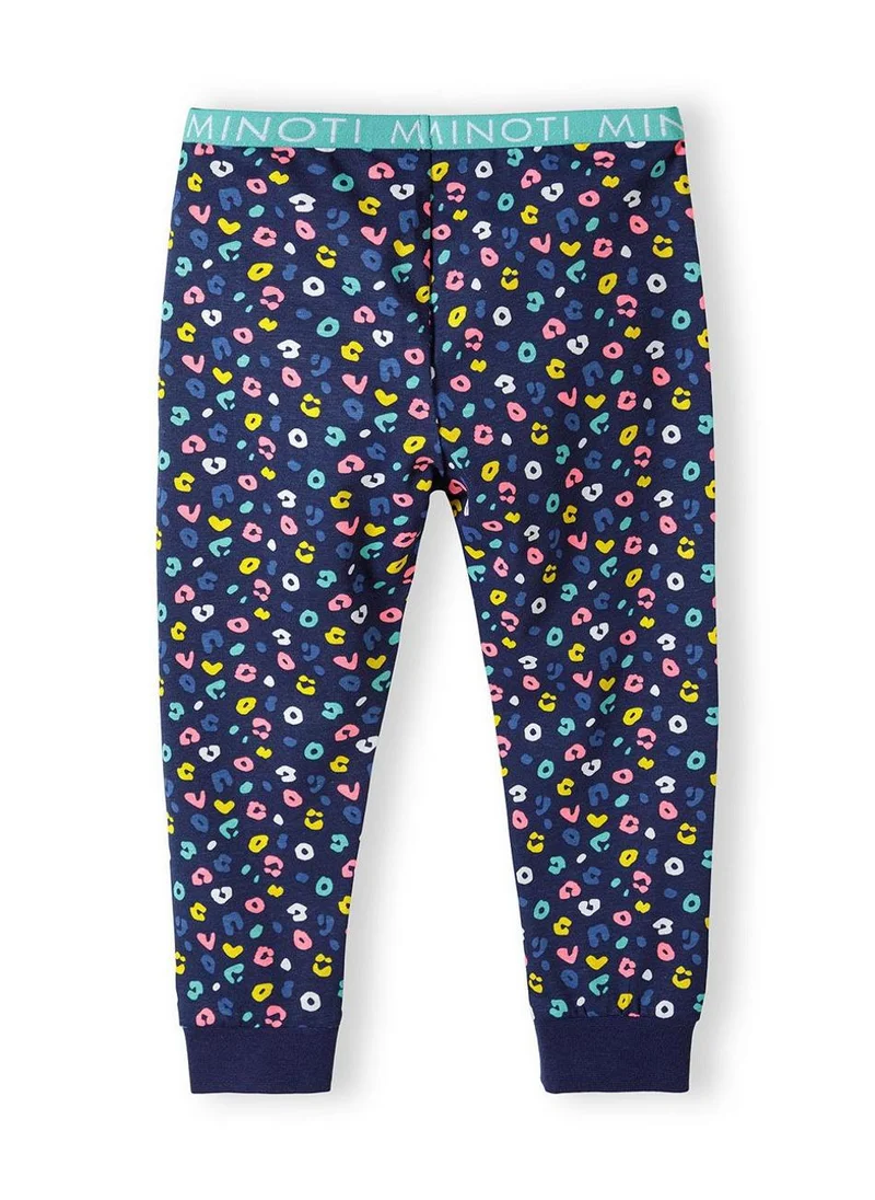 MINOTI Baby Girls' Pyjama Set with Stretch Waist and Print