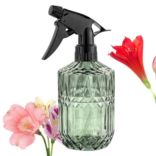 KCKHFA Glass Plant Misters for Inside, 13.5 oz Mister Spray Bottle for Plants, Spring Gardening, Cleaning, Hair, Pets Care with Adjustable Nozzle - Image 1