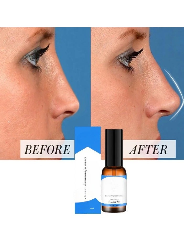 AS SEEN ON TV زيت الأنف العطري، مستخلص تدليك عظام الأنف، زيت الأنف العطري لتقويم الأنف، مصل شد ورفع الأنف، 30 مل - Image 3