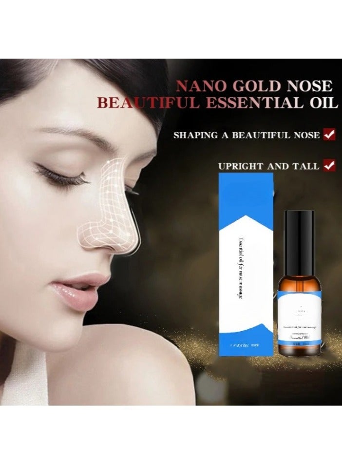 AS SEEN ON TV زيت الأنف العطري، مستخلص تدليك عظام الأنف، زيت الأنف العطري لتقويم الأنف، مصل شد ورفع الأنف، 30 مل - Image 2
