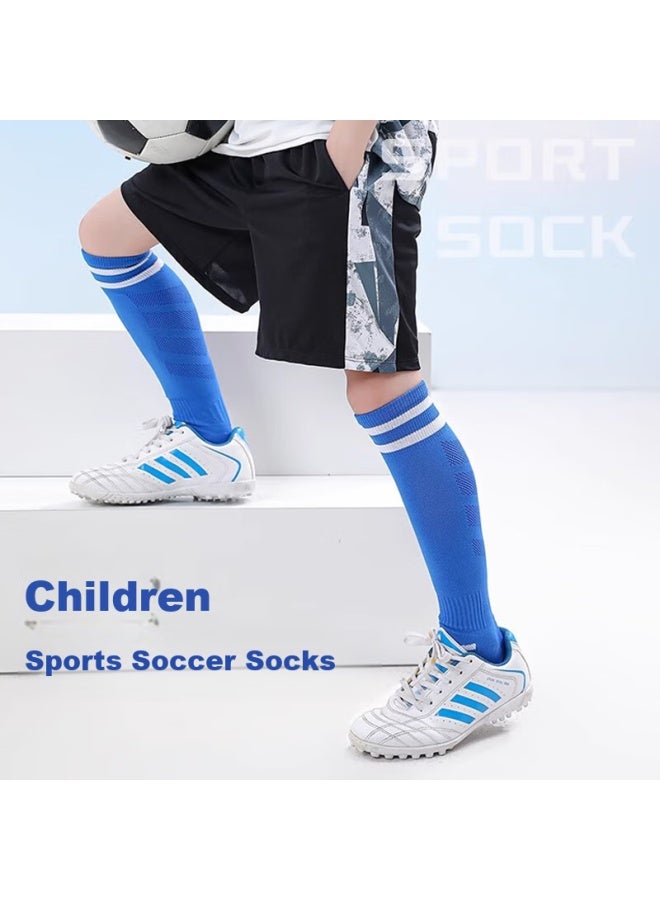 Victoriatourist Soccer Socks For Children With Long Terry Bottom, Autumn And Winter Professional Sports High Socks For Boys, Sweat-absorbing, Non-slip For School Compeions - Image 2