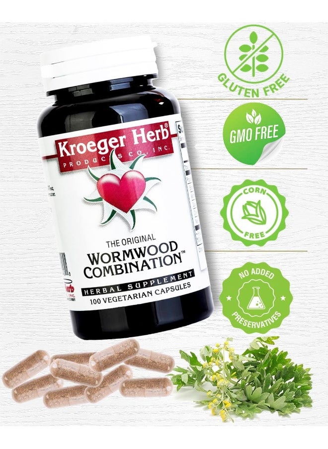 Kroeger Herb - 2 Pack - Kroeger Wormwood Combination, 100 V-Cap - Image 1