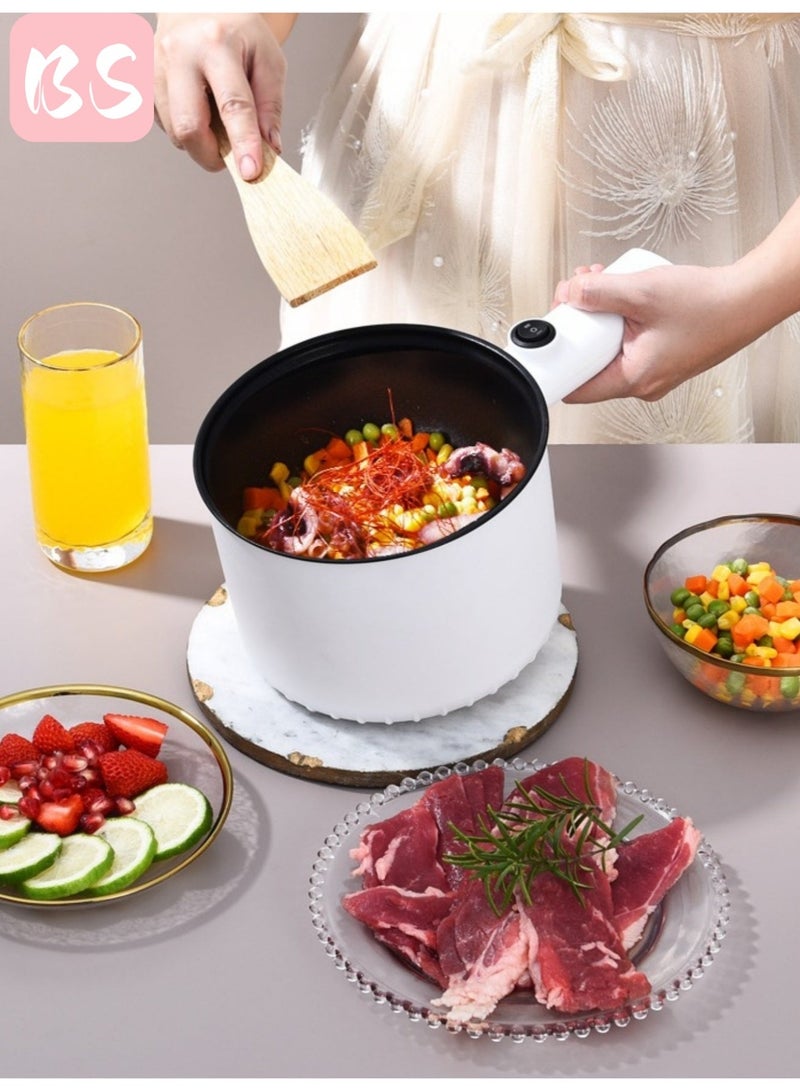 بي إس قدر طهي كهربائي متعدد الوظائف بسعة 1.5 لتر، سرعتان، مكون من 3 قطع | يأتي مع رف تبخير من الفولاذ المقاوم للصدأ | حماية من ارتفاع درجة الحرارة ونقص الماء | غطاء زجاجي شفاف، مقبض غير قابل للانزلاق لسهولة الاستخدام | وعاء داخلي غير لاصق لسهولة التنظيف | مناسب لشخص أو شخصين للاستخدام اليومي في تحضير الأطعمة الساخنة وللرحلات والتخييم. - Image 5