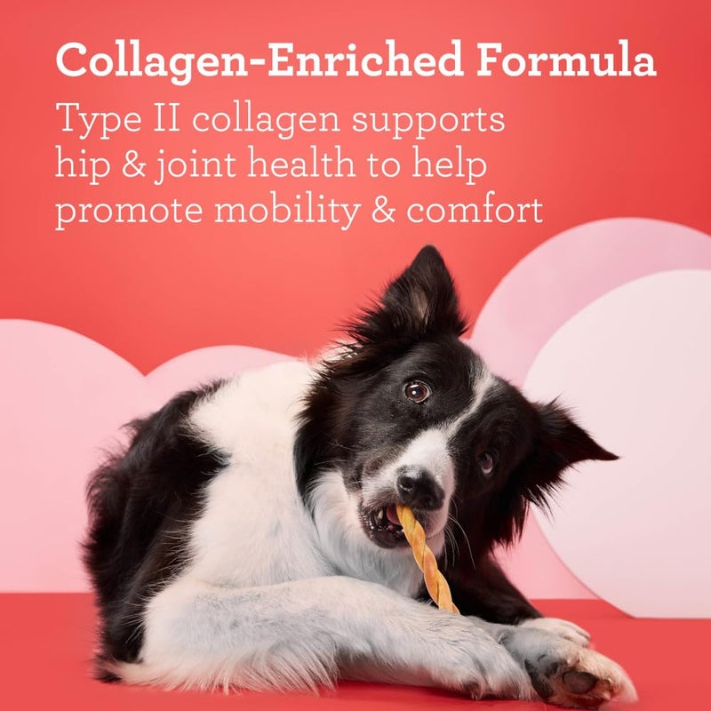 DreamBone CollaYUMS Twists Plus Collagen Chews for Dogs, 10 Count, Treat Your Dog to Rawhide-Free Chews Made with Chicken, Vegetables and Peanut Butter - Image 5