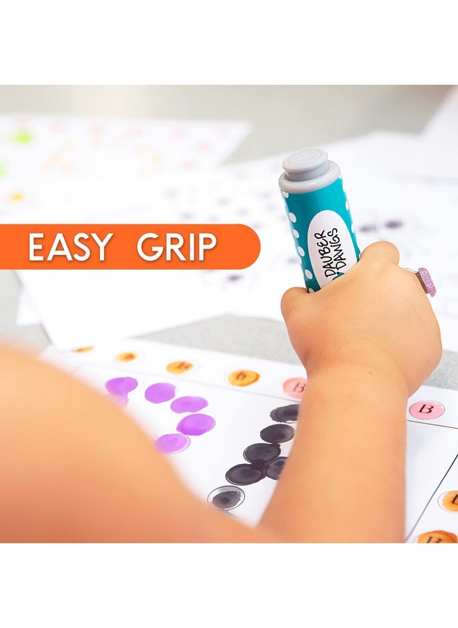 Cameron Frank Products Dauber Dawgs Washable Dot Markers For Toddlers 1-3 - Bingo Markers For Dot Art W/ Pdf Activity Books, Dot Paints Washable For Kids, Bingo Dabbers Dotters & Dobbers, Holiday Gifts Daubers, Dot Painting  - Image 5