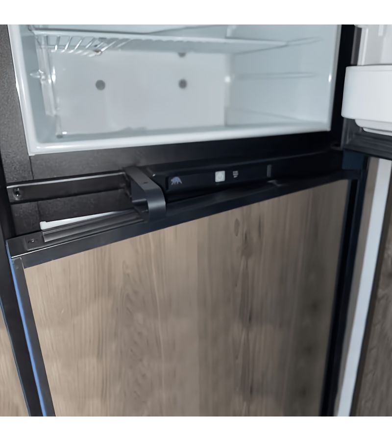 Black RV Refrigerator Door Stopper Storage Support Essentials - Image 4