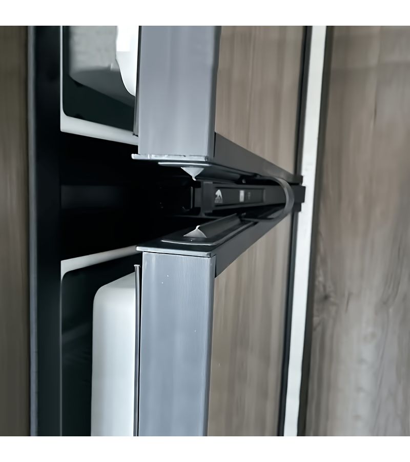 Black RV Refrigerator Door Stopper Storage Support Essentials - Image 2