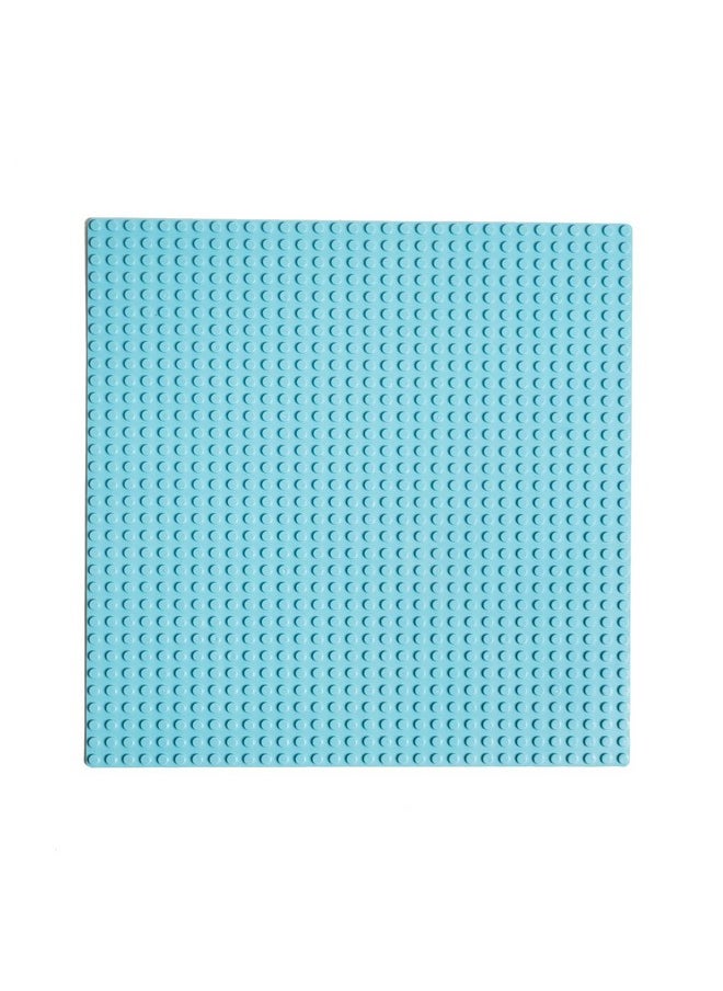 Edu Toys - Edu Toys Base Plastic Plate Board 32 x 32 Pegs/Dots for Classic Building Blocks Bricks Compatible with All Brands - Light Blue - Image 1