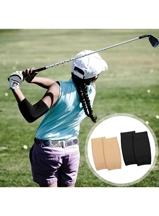 Polish'D 2 Pair Skin Forearm Tattoo Cover Up Band Scar Concealer Compression Sleeve Band, Elastic Compression Arm Sleeves, Arms Shaper Sleeve - Image 5