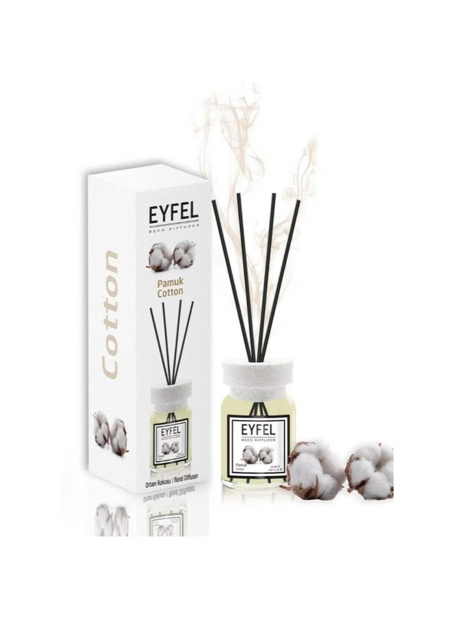 Eyfel Reed Diffuser Cotton Room Air Freshener 120ml - Image 1