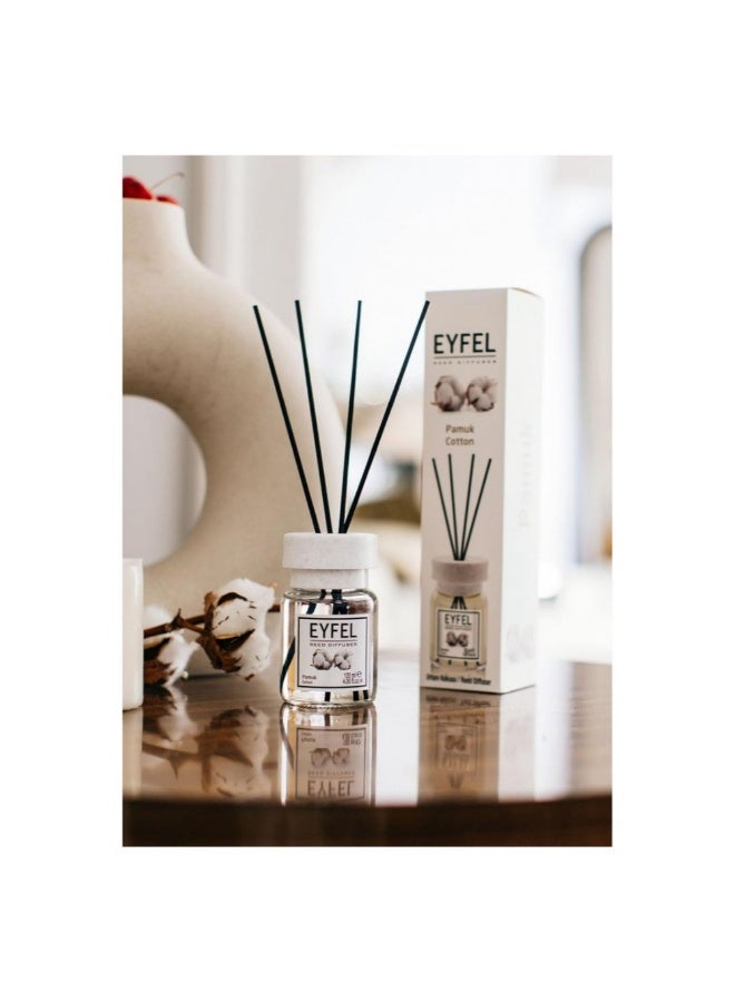 Eyfel Reed Diffuser Cotton Room Air Freshener 120ml - Image 2
