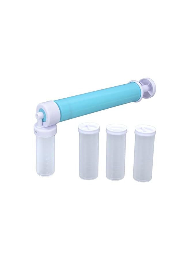 S-TOP Sprayer, Cake Decorating, Manual Airbrush for DIY Coloring with Transparent Pot, Easy to Use and Enjoy Baking Spray Tools for Cakes, Cookies, Chocolates, Pastries, and More (Blue) - Image 3
