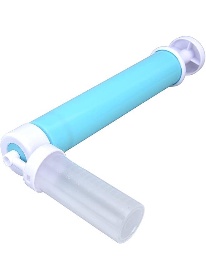 S-TOP Sprayer, Cake Decorating, Manual Airbrush for DIY Coloring with Transparent Pot, Easy to Use and Enjoy Baking Spray Tools for Cakes, Cookies, Chocolates, Pastries, and More (Blue) - Image 1