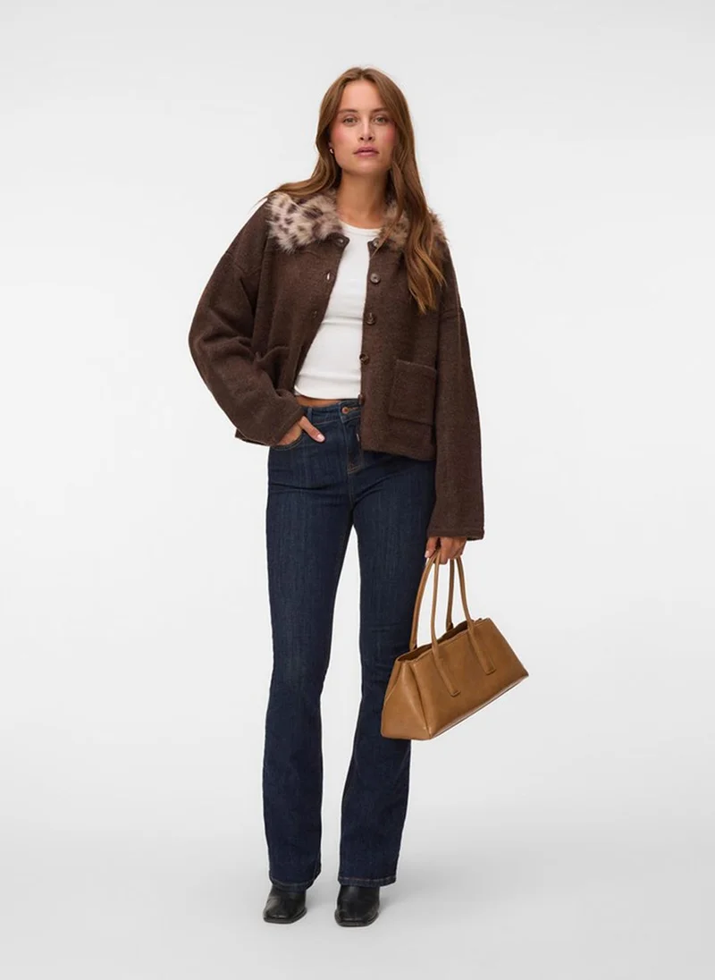 فيرو مودا VMALMA Long Sleeve Knit Jacket