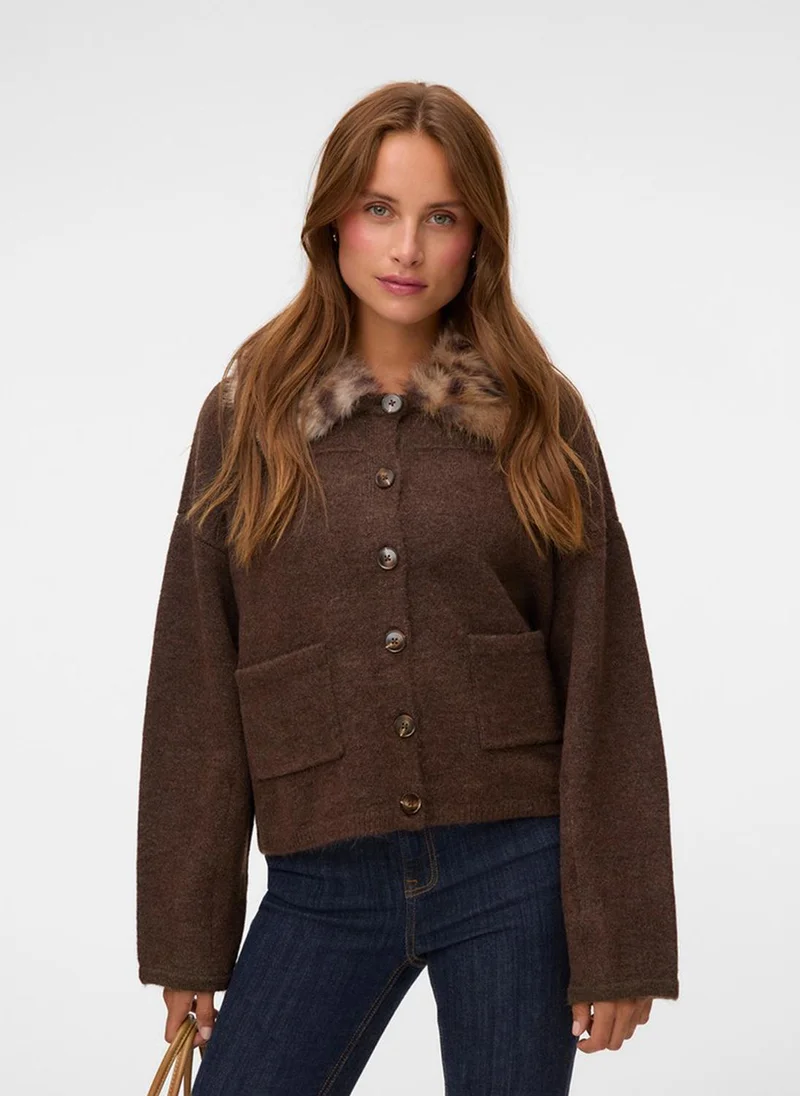 فيرو مودا VMALMA Long Sleeve Knit Jacket