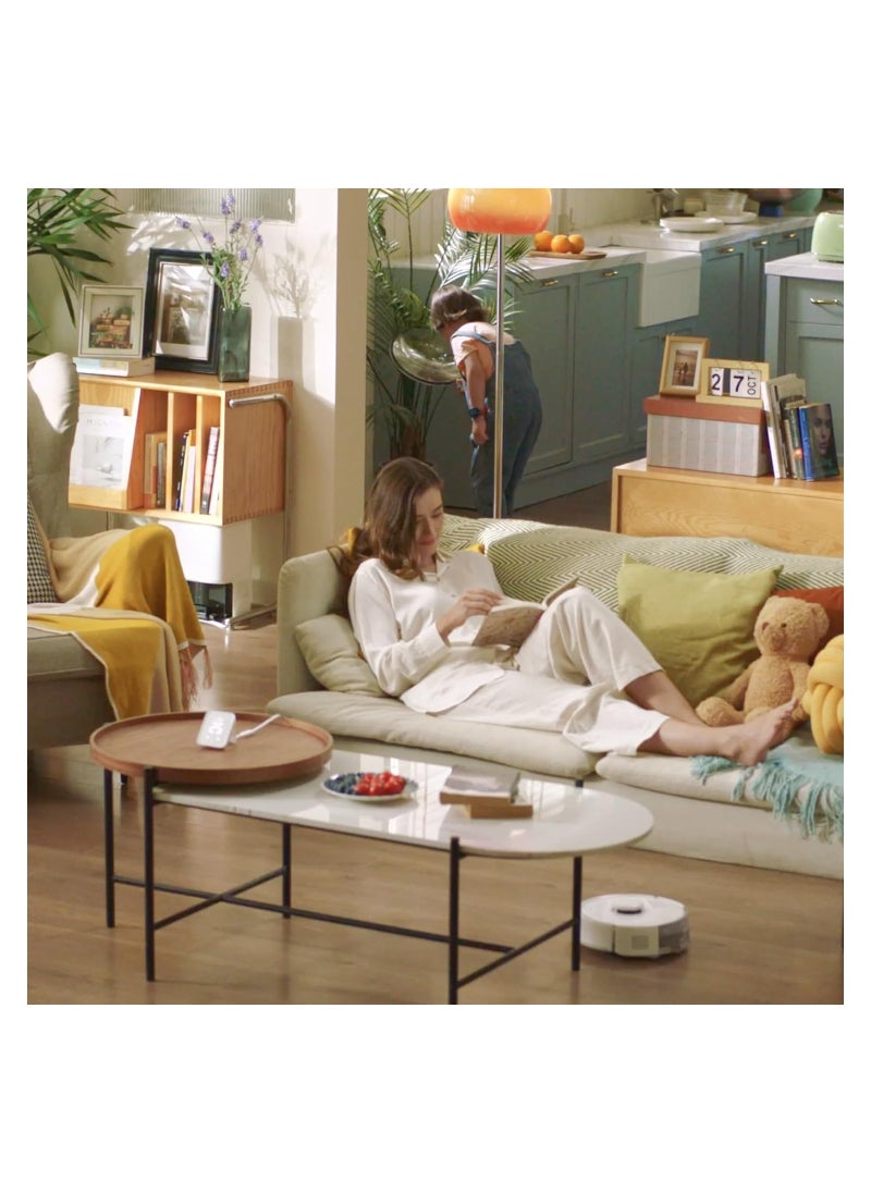 SwitchBot - Mini Robot Vacuum K10+ with Self-Empty Base for 70-Day of Cleaning, LiDAR Navigation, Smart Mapping, 2500Pa Suction, 48dB Ultra Quiet, 150Mins Max, Compatible with voice control, 2.4G WiFi Connected - Image 1