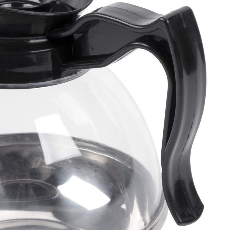 Shoppers Hub PNQ Induction Compatible Coffee Carafe Decanter Pot 2.0 Litre with Poly Carbonate Top and Stainless Steel Base for Ideal Use in Homes, Cafes, Hotels, Restaurants and Catering  - Image 2