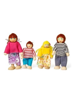 NIBEMINENT 4-Piece Happy Family Doll Set  - Image 5