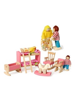 NIBEMINENT 4-Piece Happy Family Doll Set  - Image 4