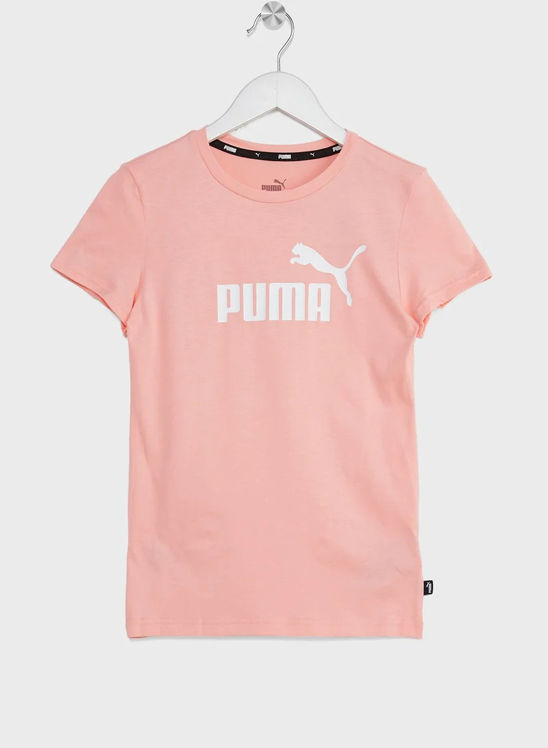 PUMA Kids Logo T-Shirt & Shorts Set
