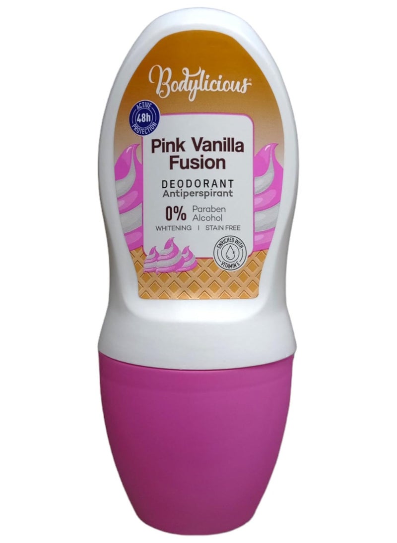 Bodylicious - Pink Vanilla Fusion Antiperspirant Deodorant 50ML - Image 1