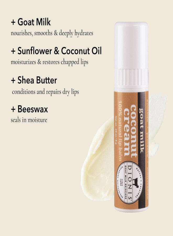 Dionis Goat Milk Jumbo Lip Balm for Dry Chapped Lips, Fruity & Delicious - Image 2