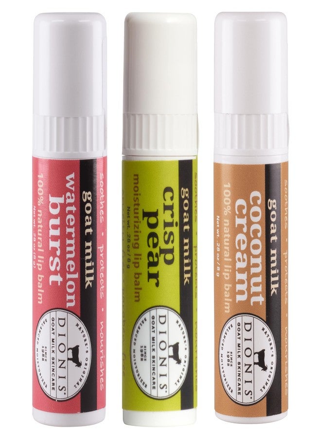 Dionis Goat Milk Jumbo Lip Balm for Dry Chapped Lips, Fruity & Delicious - Image 1