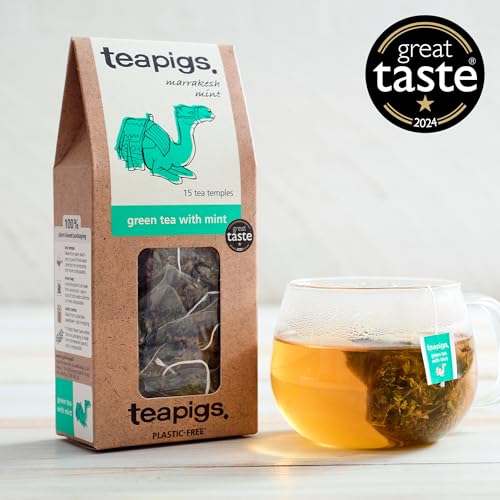 Teapigs Green Tea with Mint 15 Temples - Image 4