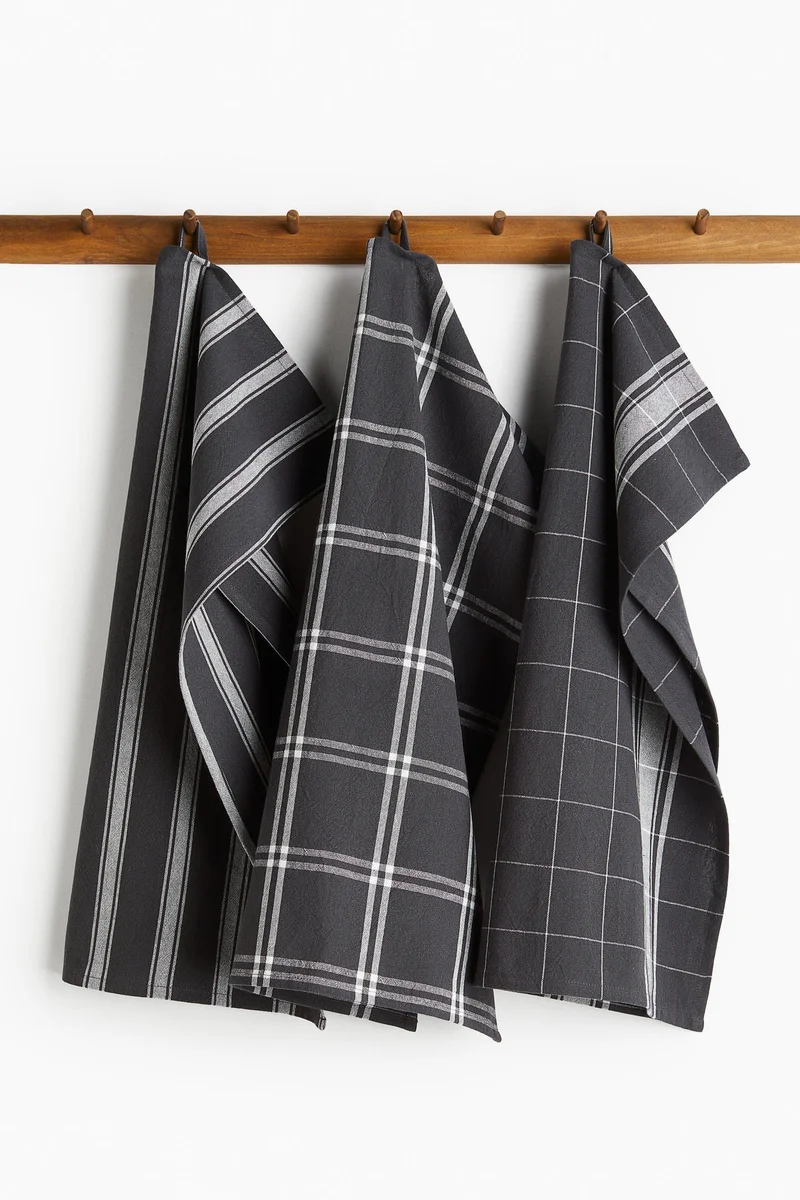 H&M 3-pack cotton tea towels