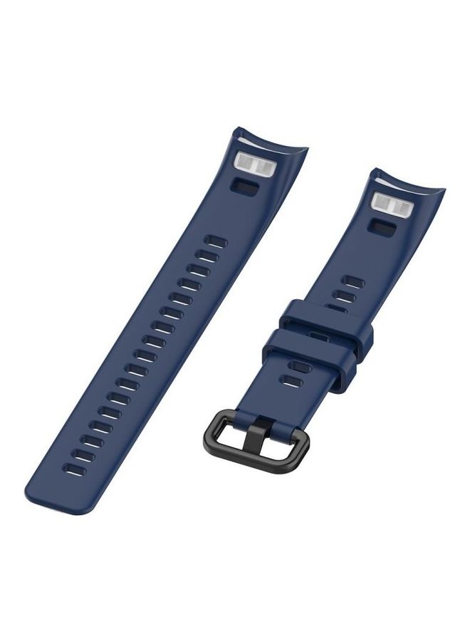 NIBEMINENT Silicone Wrist Strap for Huawei Honor Band 4/5 Blue - Image 2