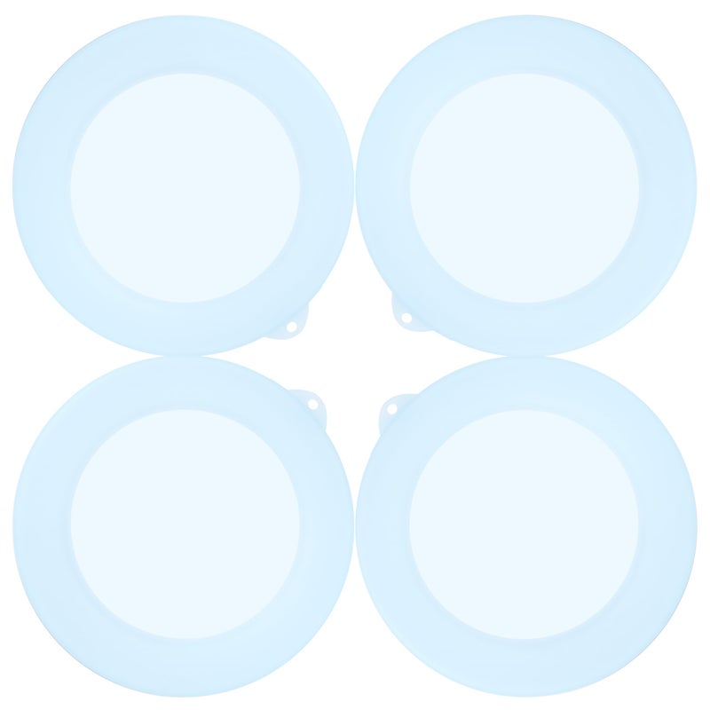 Purekra 4 Pack Silicone Lids for Corelle Vitrelle 18-Oz Soup/Cereal Bowls, Freezer & Microwave & Dishwasher Safe (Bowl not included) - Image 1