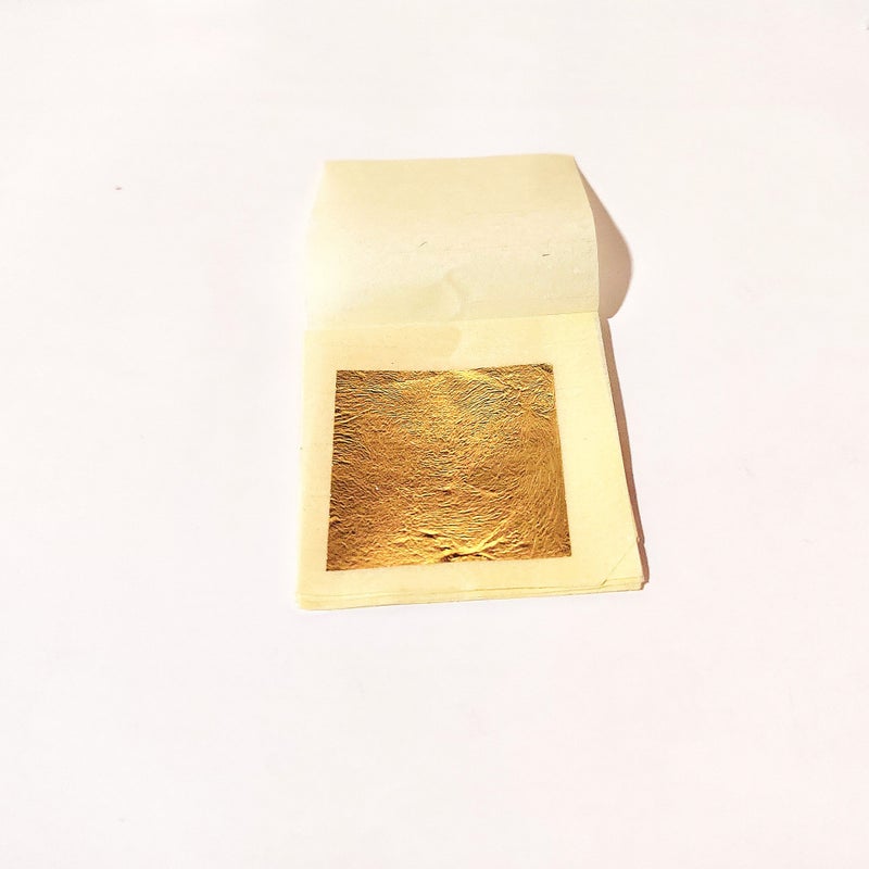 A Large Supply Of Gold Foil 24K Gold Cosmetics With Gold Foil Paper Paste Buddha 98 Gold Foil 9Cm4.33Cm - Image 5