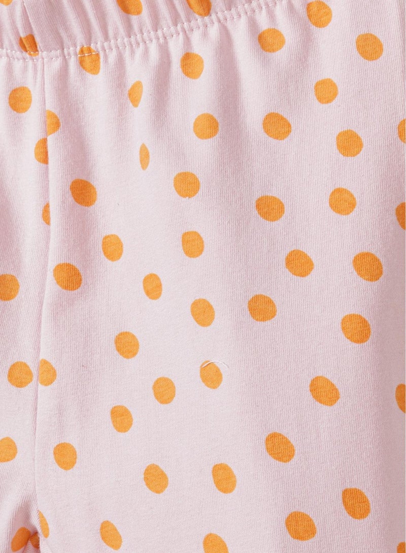 MINOTI Kids Girls' Soft Cotton Leggings with Stretch Waistband - Image 3