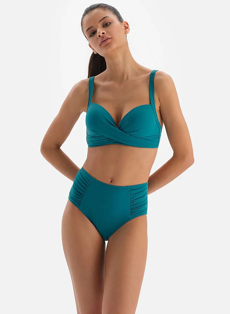 dagi Plunge Neck Bikini Top