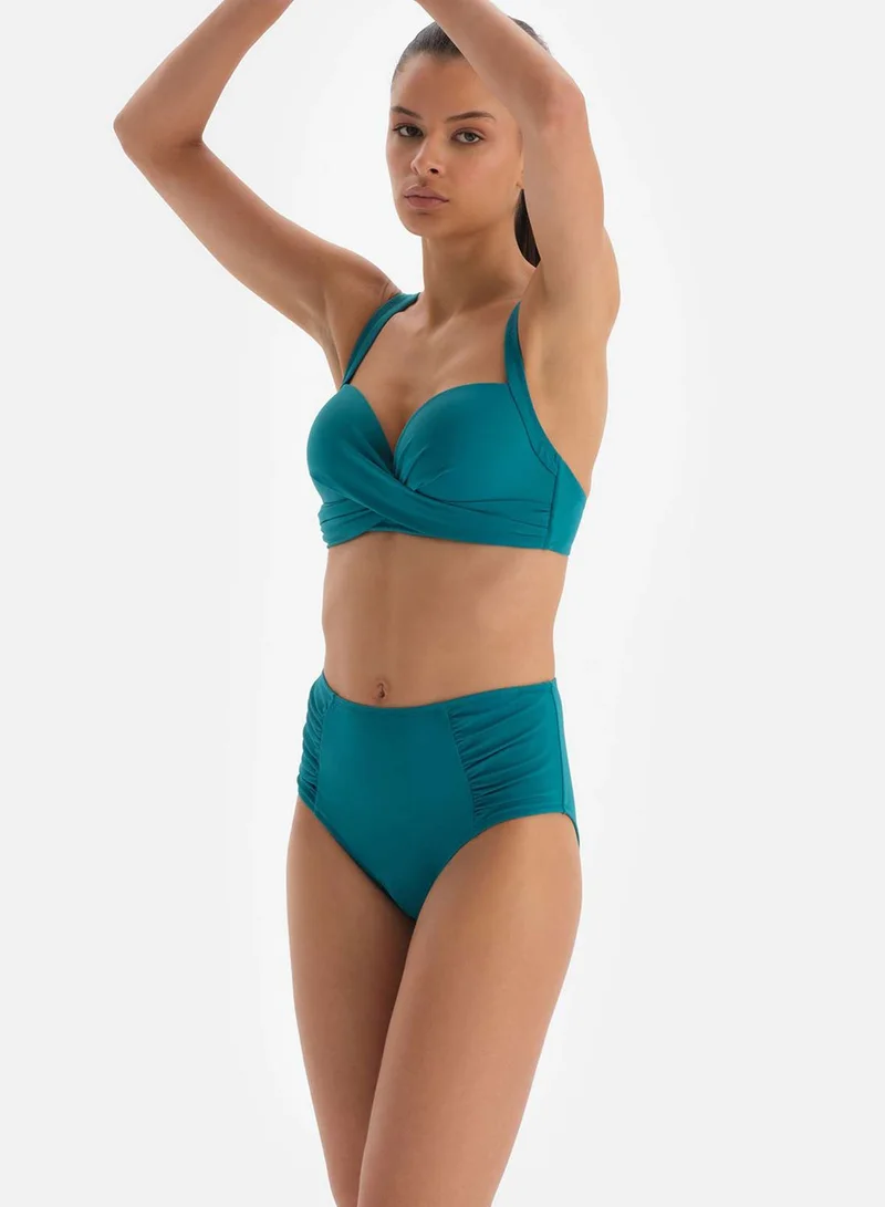 dagi Plunge Neck Bikini Top