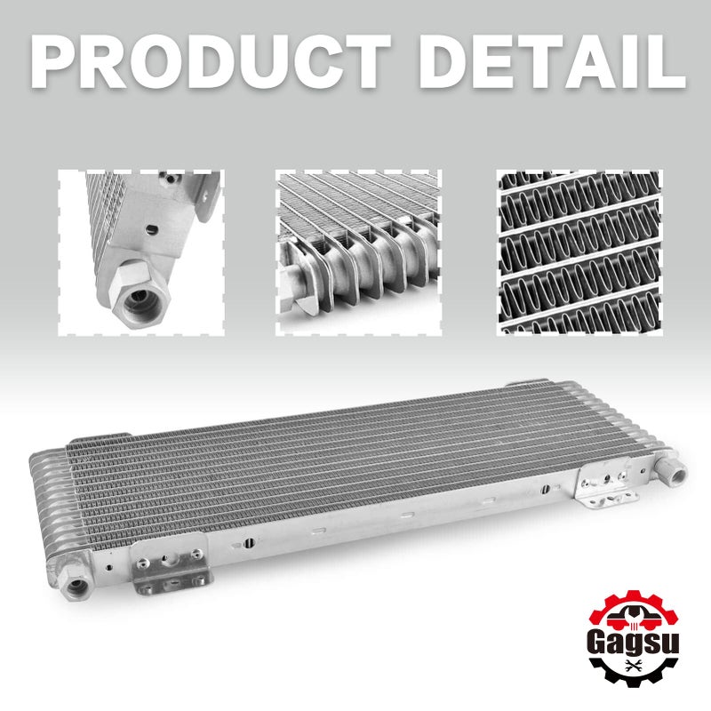 Gagsu 40k Transmission Oil Cooler lpd47391 Compatible with tru Cool Heavy Duty 40,000 GVW Max - Low Pressure Drop Trans Cooler - Image 5