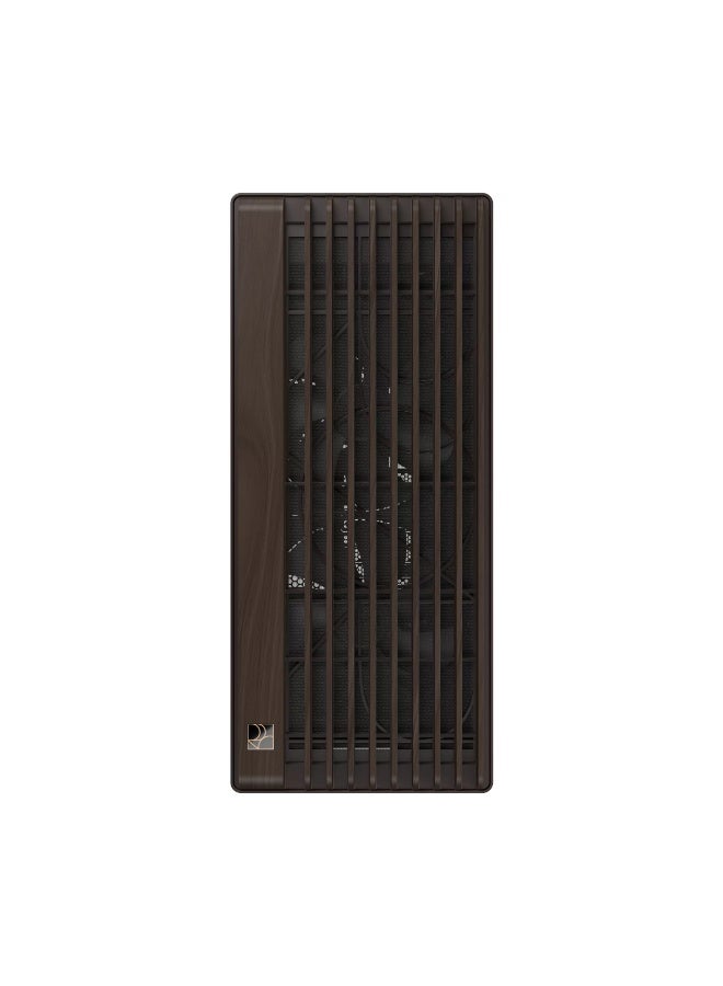 ASUS ProArt PA602 Wood Edition Mid-Tower PC Case, Retro Brown Walnut Front, Tempered Glass Side Panel, ATX/E-ATX/Micro-ATX/ITX, 440mm GPU, 420mm Radiator, Pre-installed Fans, USB-C & USB 3.2, Tool-less HDD/SSD, Retro Brown | 90DC00J8-B09000 - Image 5