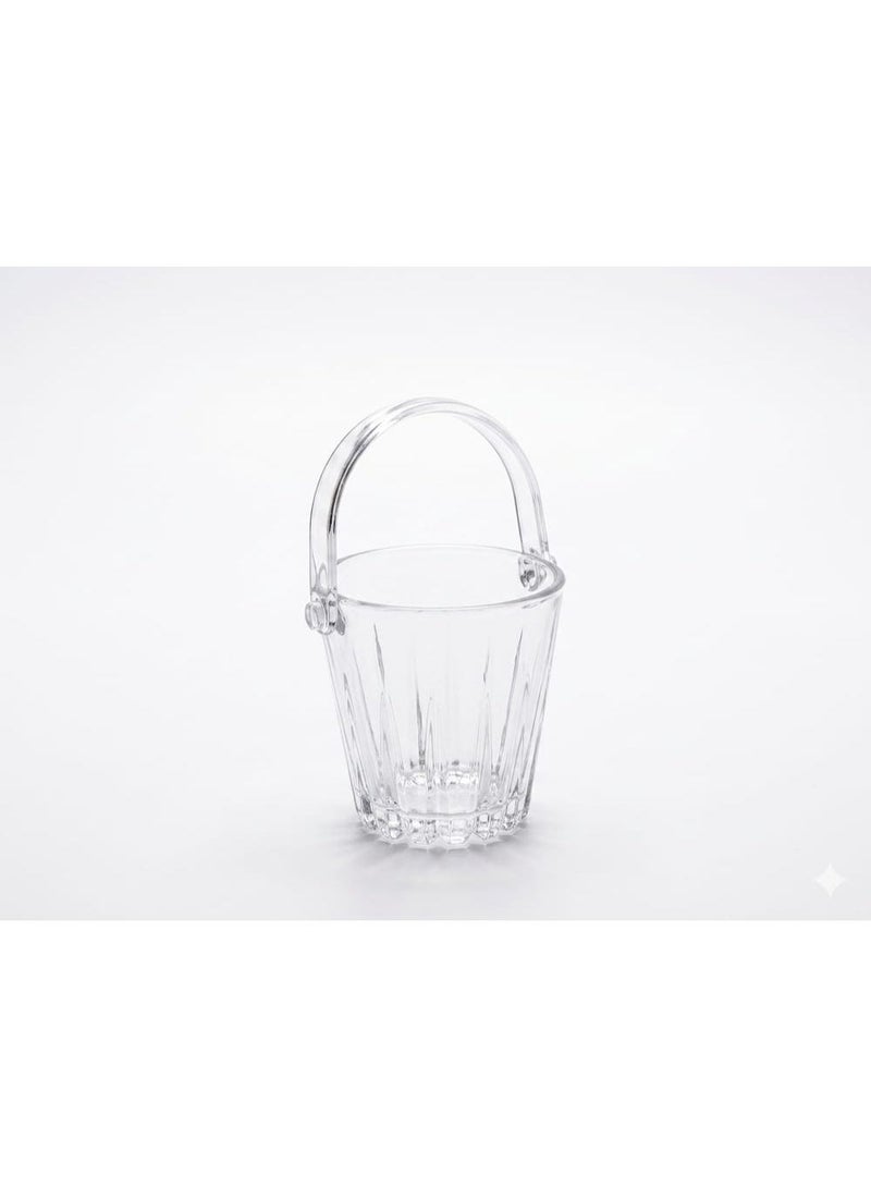 Elegant clear glass ice pitcher – perfect for storing and serving ice at events and gatherings - Image 2