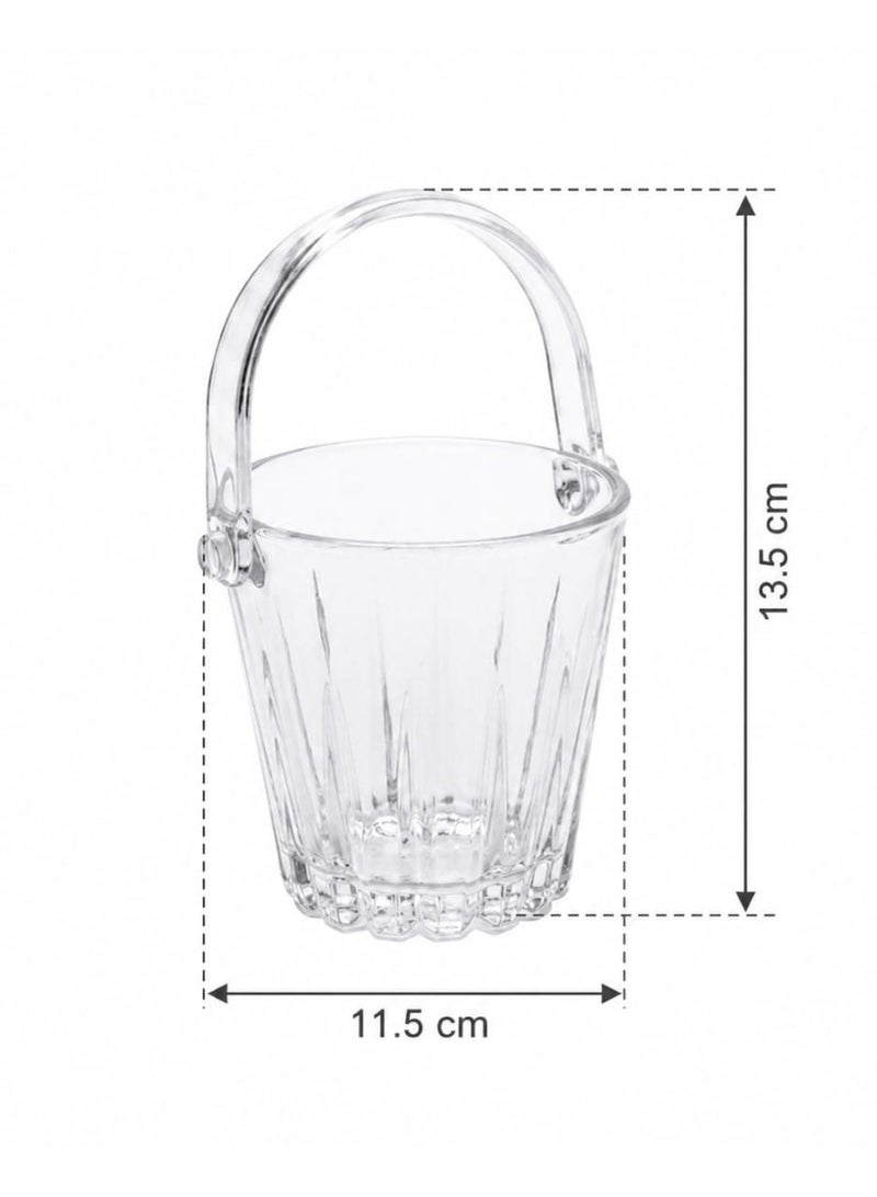 Elegant clear glass ice pitcher – perfect for storing and serving ice at events and gatherings - Image 3