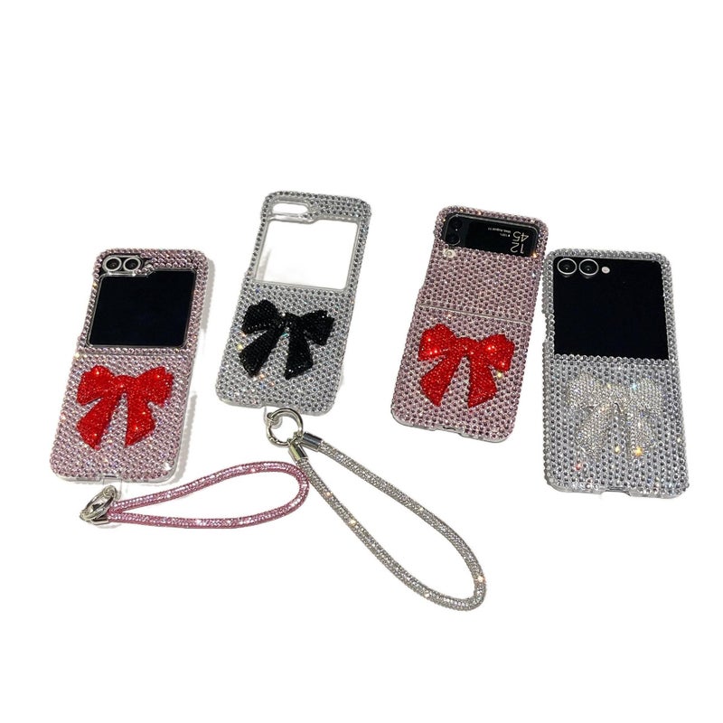 Protective Case | Crystal Rhinestone | Shockproof Cover for Samsung Galaxy Z Flip 4 | Butterfly PC - Image 2