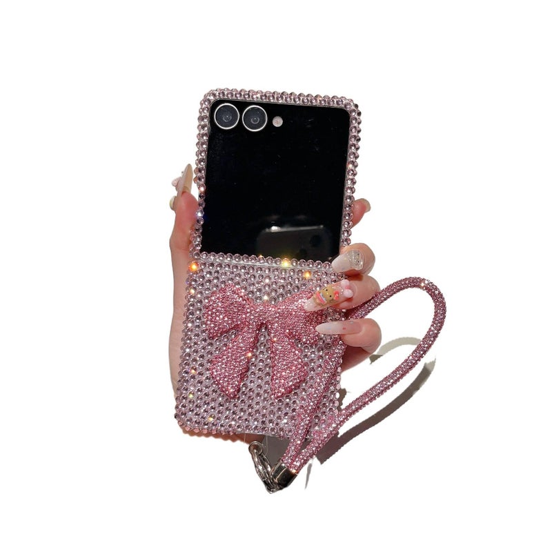 Protective Case | Crystal Rhinestone | Shockproof Cover for Samsung Galaxy Z Flip 4 | Butterfly PC - Image 5