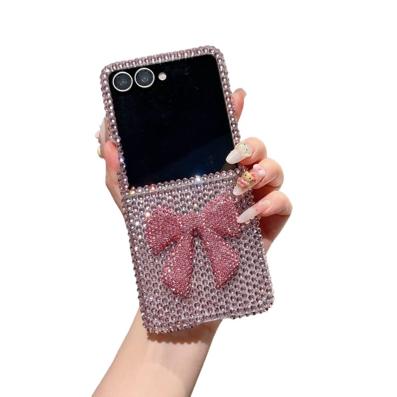 Protective Case | Crystal Rhinestone | Shockproof Cover for Samsung Galaxy Z Flip 4 | Butterfly PC - Image 1