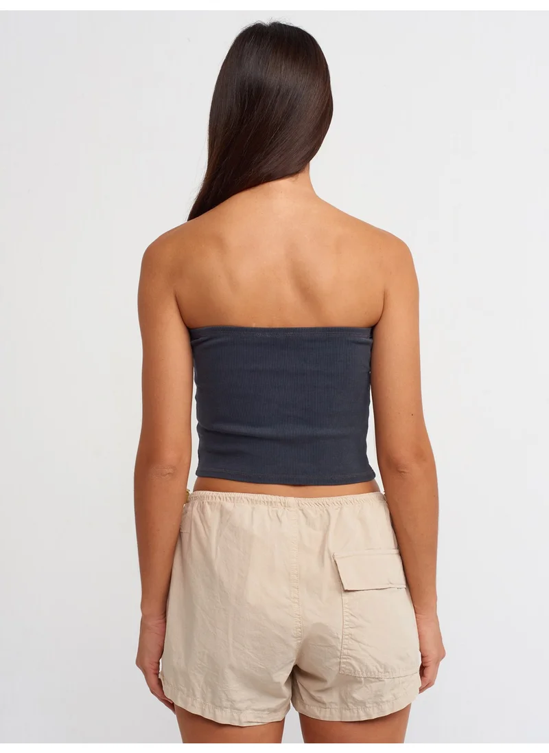 ديلفين 70975 Elastic Waist Shorts-Light Beige