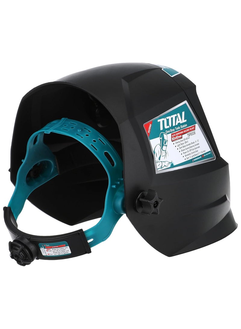TOTAL Automatic dimming welding cap large size 92x42mm  - Image 2
