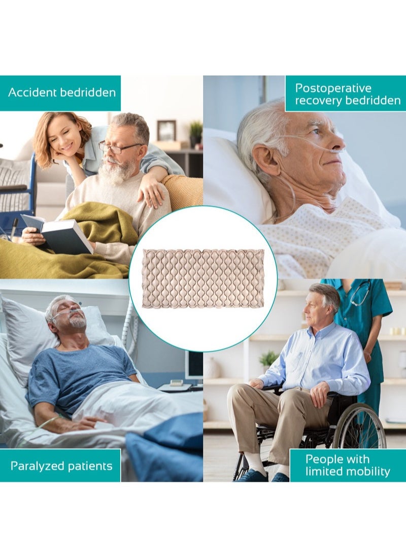 Aikanbo Premium Alternating Air Pressure Mattress Pad for Medical or Standard Bed Sore and Ulcer Relief Includes Ultra Quiet Pump Topper Fits Size Hospital  - Image 4