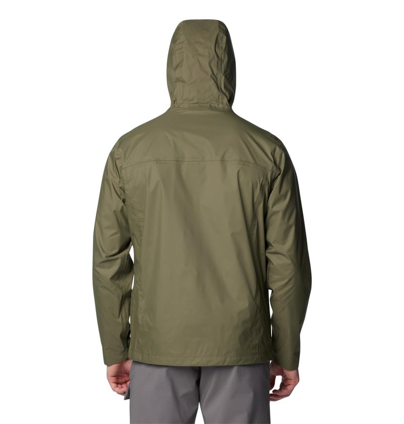 Columbia Men's Watertight II Waterproof Rain Jacket, Stone Green, Large - Image 3